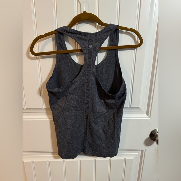 Lululemon Run: Swiftly Tech Racerback Heathered Cadet Blue/Gray - Picture 5 of 5